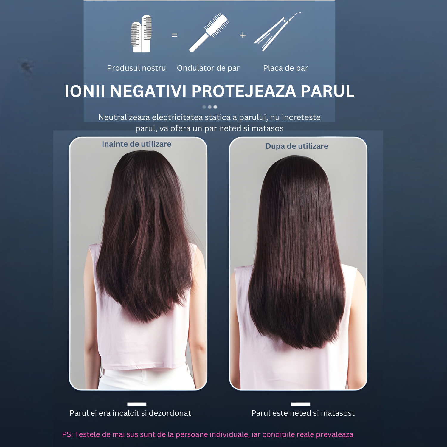 Ionii negativi protejaza parul